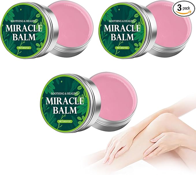 Miracle Balm, Soothing Balm for Joints, Back, Legs & Feet, Non-Greasy (3PCS)-VivaGrace Women