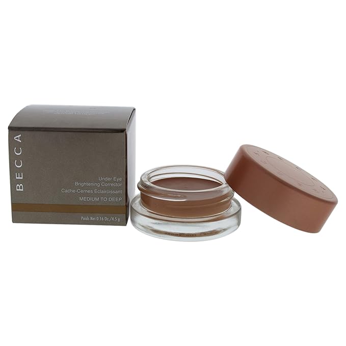 BECCA - Under Eye Brightening Corrector, Medium to Deep: Rich, pearlized apricot, 0.16 oz.-VivaGrace Women