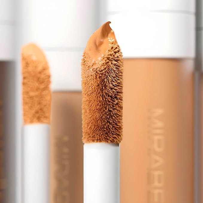 Mirabella Invincible For All Perfecting Under Eye Concealer Full Coverage - Hydrating Makeup Concealer for Dark Circles, Fine Lines & Wrinkles w/Hyaluronic Acid - Tan T160-VivaGrace Women