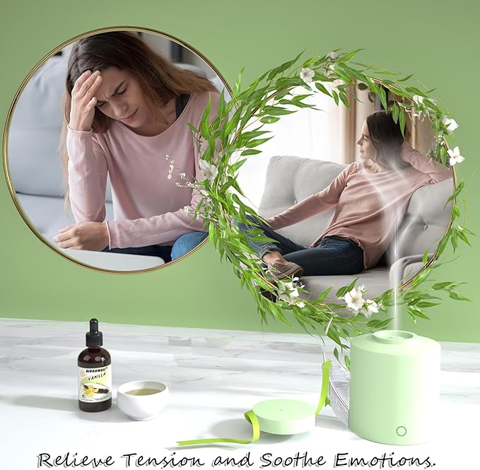 Vanilla Bean Essential Oil Warm Scented Oils Perfume Air Freshener Diffuser Candle Making Aroma Refill Wick Scent Skin Fragrance Oil 4 Fl Oz-VivaGrace Women