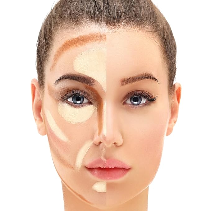 Boobeen Highlighter Makeup Stick Highlighter Bronzer Stick Glow Face Illuminator Highlight Contouring Sticks Waterproof Long-lasting-VivaGrace Women