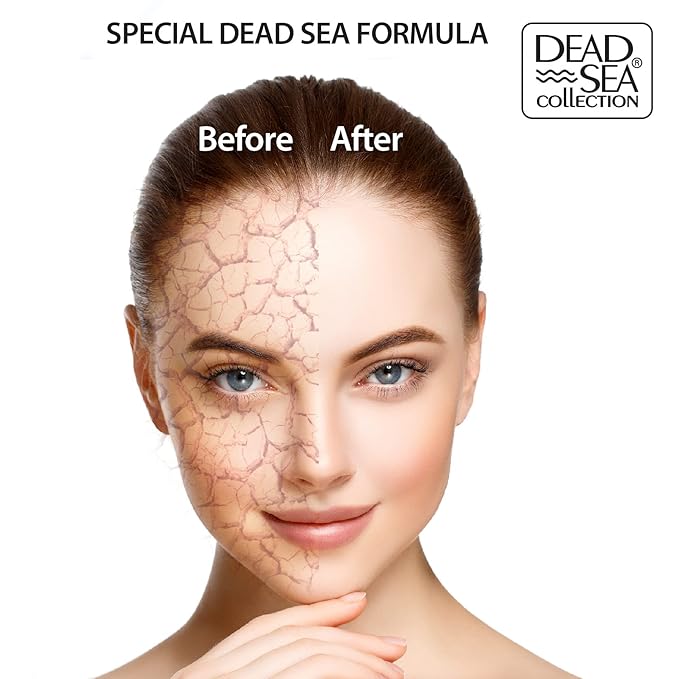 Dead Sea Collection Facial Kit - Day and Night Creams & Facial Serum with Vitamin C & Collagen - Anti-Aging and Anti-Wrinkle-VivaGrace Women