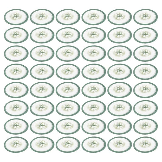 Mobestech Cucumber Eye Pads 100 Pads Non-woven Eye Soothing Spa Cooling Eye Patches with Fruit Vegetable Extracts for Eyes Reduce Dark Circles-VivaGrace Women