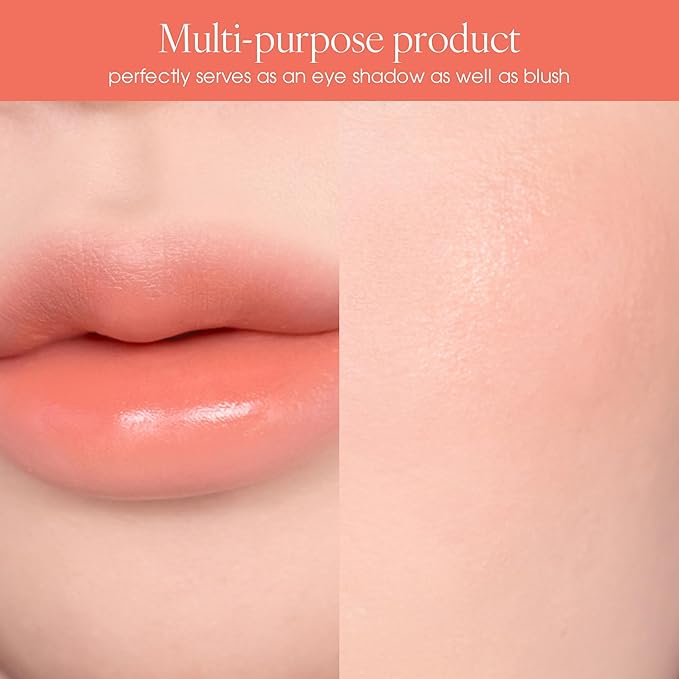 PLAT LIPS 903 NUDE BEIGE, Lip & Cheek, Lightweight, Naturally Dewy+ Glowy Finish, Blendable & Buildable Formula (1.2g, 0.003 oz.)-VivaGrace Women