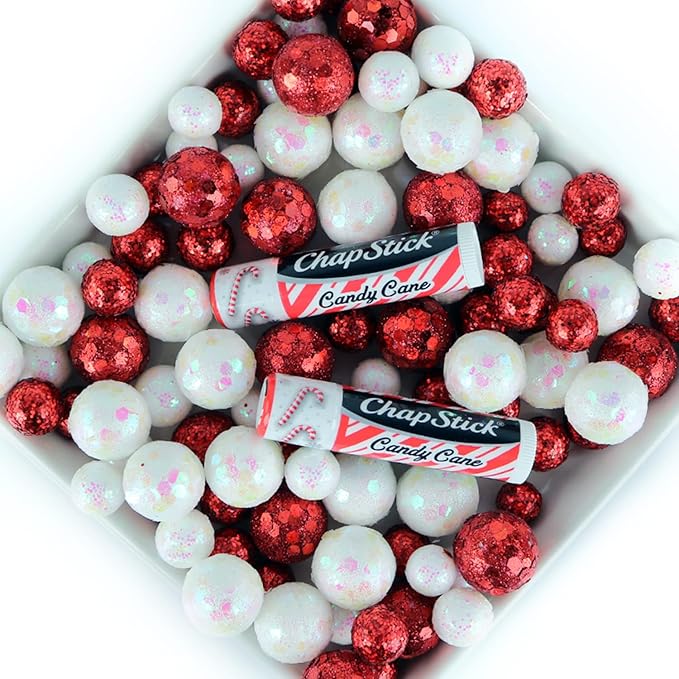 ChapStick Candy Cane Peppermint Lip Balm Tube, Candy Cane Lip Balm and Lip Moisturizer for Lip Care - 0.15 Oz-VivaGrace Women