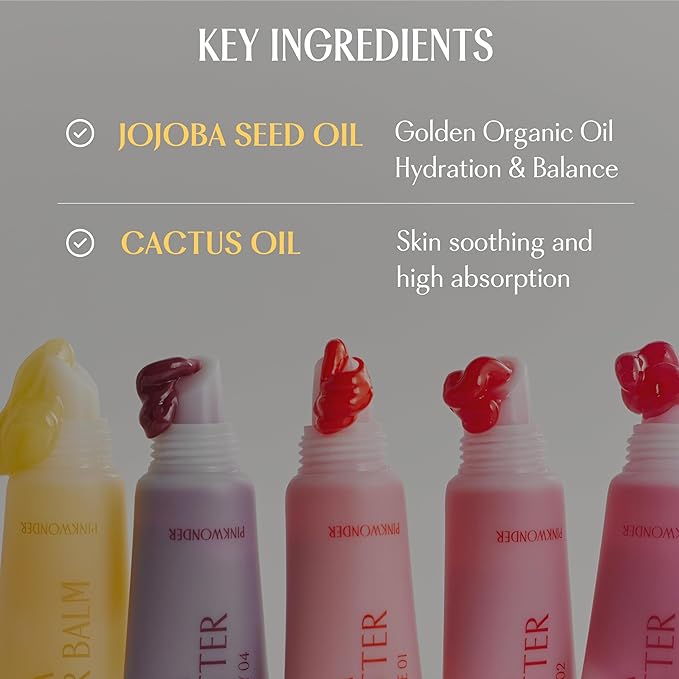 Jojoba Lip Butter (Bright Coral 02)-VivaGrace Women