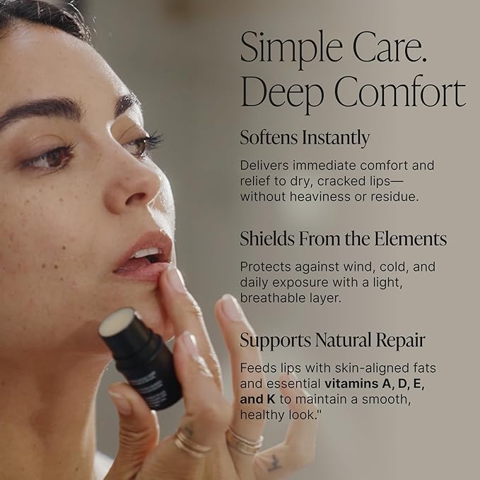 Peppermint Lip Balm, Natural & Clean Moisturizing Lip Balm with Vitamins A, D, E, and K, Nourishes and Smooths Texture, Moisturizer for Dry and Chapped Lips, Non-toxic, Made in USA-VivaGrace Women