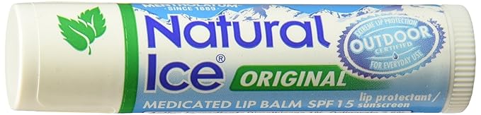 Mentholatum Natural Ice Lip Balm Original SPF 15 1 Each-VivaGrace Women