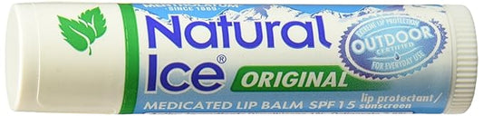 Mentholatum Natural Ice Lip Balm Original SPF 15 1 Each-VivaGrace Women