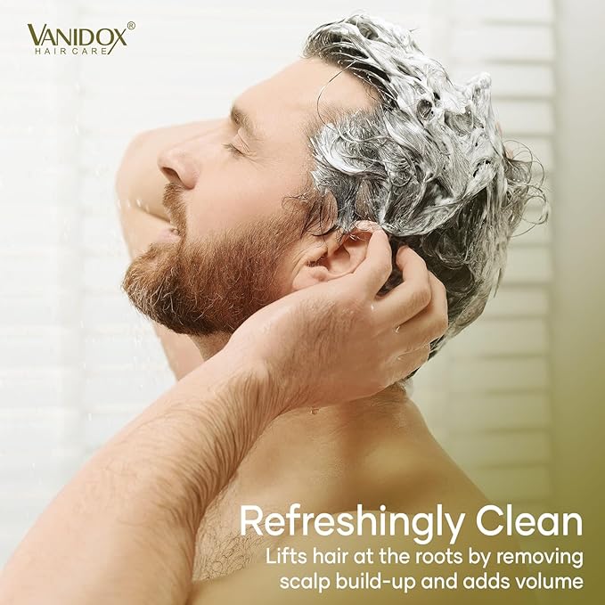 Tea Tree Oil Shampoo and Conditioner Set with Castor Oil, DHT Blockers, Itchy Scalp Relief, Supports Fuller Hair, Cleanses Dandruff & Buildup, For Men & Women, Made in USA, 16 fl oz Each-VivaGrace Women