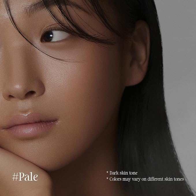 Nourishing Vegan Lip Balm, Unscented Lip Balm with Shea Butter and Plant-Based Oil, Non-Sticky Lip Balm with a Melting Texture, 0.13 oz. (#Pale (Clear))-VivaGrace Women