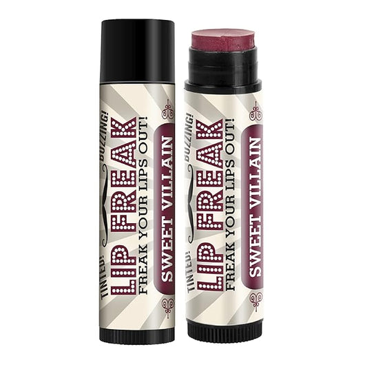Doctor Lip Bang's BUZZING Lip Balm | Lip Freak | 100% All Natural | Cruelty Free | Sweet Villain | 2 Pack-VivaGrace Women