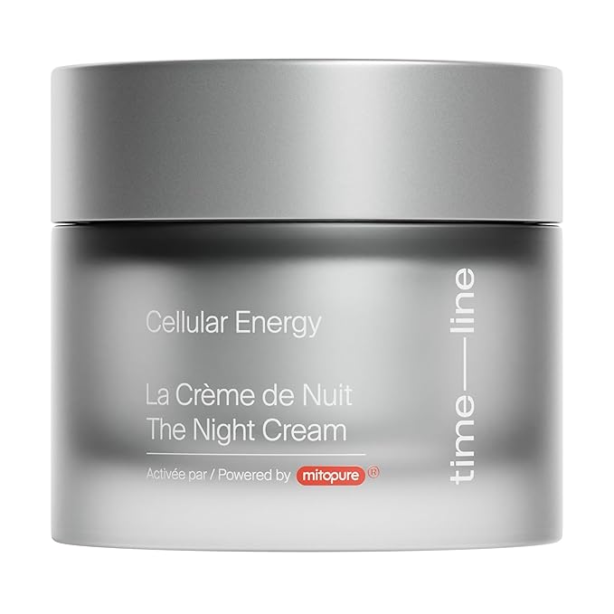 Timeline The Night Cream powered by Mitopure (Urolithin A) Helps skin regenerates overnight, clinically proven to boost skin hydration, significantly reduce wrinkles appearance. 1.69oz (50ml)-VivaGrace Women