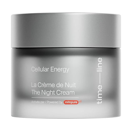 Timeline The Night Cream powered by Mitopure (Urolithin A) Helps skin regenerates overnight, clinically proven to boost skin hydration, significantly reduce wrinkles appearance. 1.69oz (50ml)-VivaGrace Women
