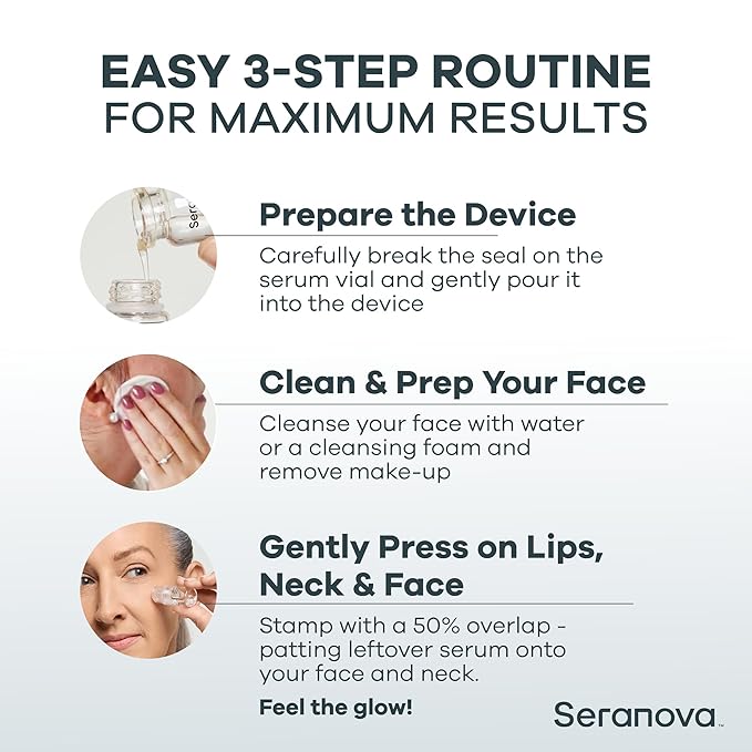 Seranova Micro Infusion for Skin Care, Facial Moisturizing Essence, Serum Smooth Skin Facial Serum for All Skin Types, 1-Month Supply-VivaGrace Women