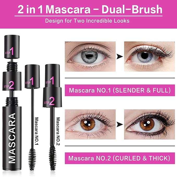 UCANBE All in One Makeup Full Kit for Women, Naked Nude Eyeshadow Palette, Matte Liquid Lipstick, Lipliner, Eyeliner, Mascara, Eyebrow Pencil, Makeup Brush & Sponge, Make Up Gift Set-VivaGrace Women