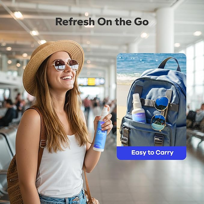 Hypochlorous Acid Spray (8.45 Fl Oz), Facial Spray for Skin Cleansing & Soothing, Hypoallergenic HOCL Sprays for Face & Eyes, All-Purpose Cleaner for Sensitive Skin Care-VivaGrace Women