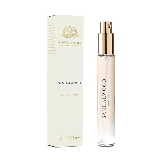 Caswell-Massey Sandalwood Eau de Toilette Discovery, Clean & Fresh Yet Undeniably Warm, Unisex Sandalwood Scent, Sample Size Vial, Perfume for Men & Women, 0.25 Fl Oz-VivaGrace Women