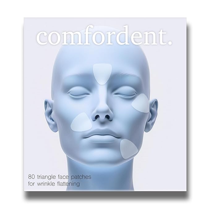 Smoothing Triangle Wrinkle Patches Set - 80 Facial Tapes for Targeted Fine Line & Crease Flattening - Forehead, Crow’s Feet, Frown Lines Overnight Repair-VivaGrace Women