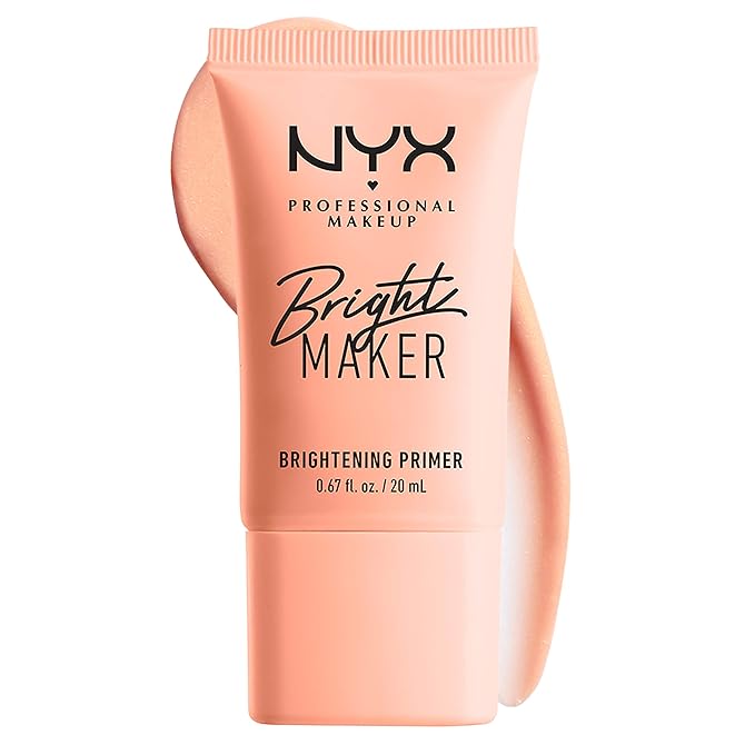 NYX PROFESSIONAL MAKEUP Bright Maker Brightening Primer, Vegan Face Primer-VivaGrace Women