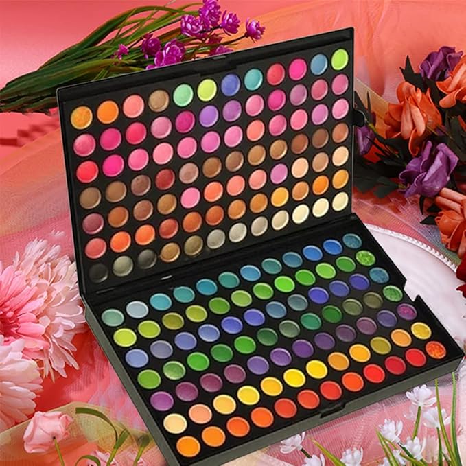 VERONNI 252 Colors Eyeshadow Palette Makeup set 3 Layers High Pigmented Matte Shimmer Eyeshadow Pallet Professional Full Eye Makeup Kit EyeShadow Box Ultimate Cosmetics Set-VivaGrace Women