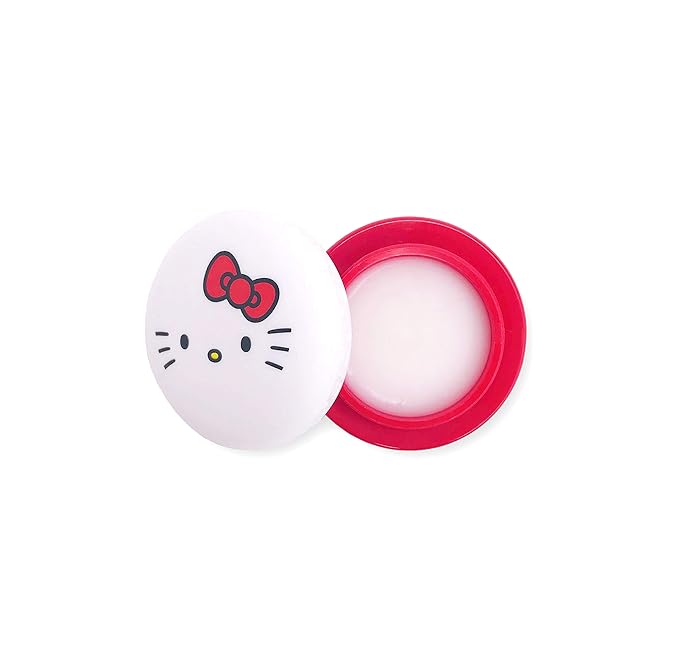 The Crème Shop x Sanrio Macaron Lip Balm (Hello Kitty Mixed Berry) Korean Cute Scented Pocket Portable Soothing Advanced Must-Have on-The-go-VivaGrace Women
