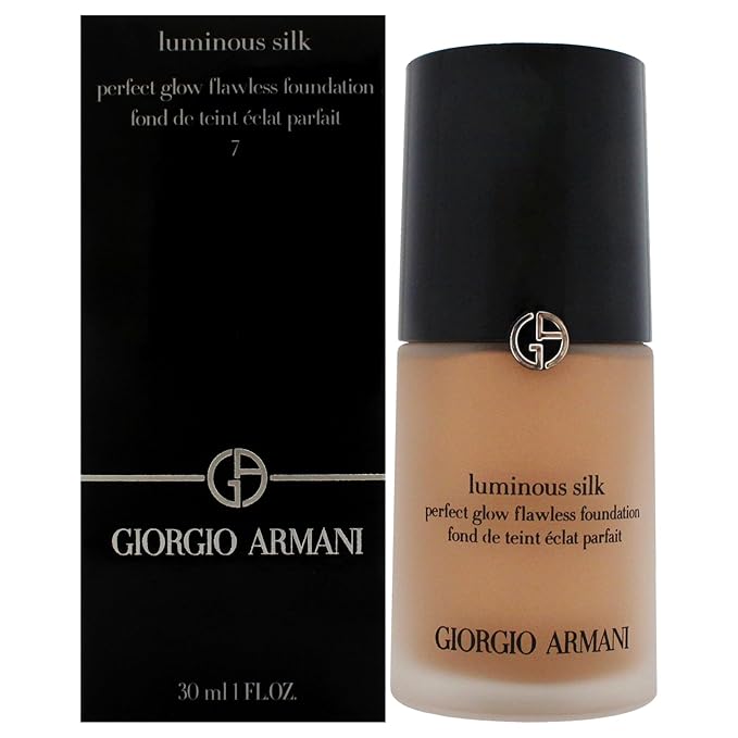 Luminous Silk Foundation - 7 Medium to Tan-Peach by Giorgio Armani for Women - 1 oz Foundation-VivaGrace Women