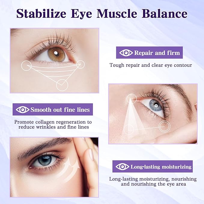 2PCS 60-Second Eye Effects Age-Defying Tinted Firming Gel, 60 Second Eye Firming Gel, Firming eye skin, Reduce Eye Skin Problems-VivaGrace Women