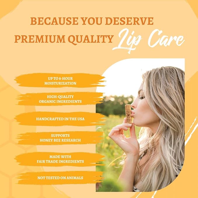 Bee Bella Lip Balm, Candy Cane, 3 Pack - Hydrating, Moisturizing Lip Care, 100% Natural, Original Organic Beeswax with Vitamin E, Handmade in USA-VivaGrace Women