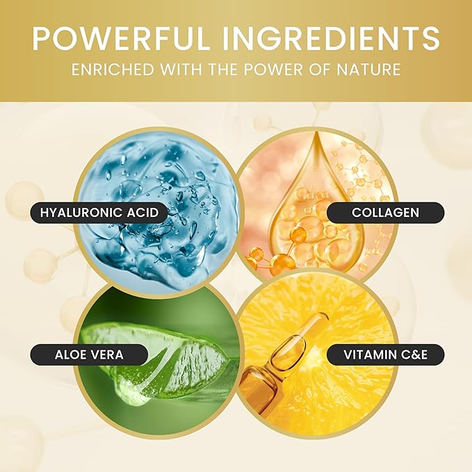 24K Gold Under Eye Patches,Eye mask under eye patches, Eye patches for puffy eyes and dark circles,Eye patches,Under eye patches for puffy eyes dark circles,Under eye treatment, Eye Care,32 pairs-VivaGrace Women