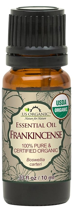 US Organic 100% Pure Frankincense (Boswellia Carteri) Essential Oil - Sourced from The Horn of Africa, USDA Certified Organic, Use Topically or in Diffuser, Perfect for Yoga or Meditation (10 ml)-VivaGrace Women