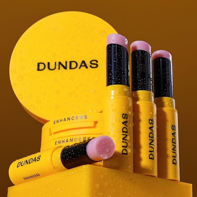 Dundas Pumped Lip, Lip Balm and Plumping Lip Gloss, Lip Care Peptide Formula to Nourish, Plump Lips, Long Lasting, Non Sticky, Lip Blushing Shade, Gender Neutral, Vegan, Cruelty Free Lipstick-VivaGrace Women