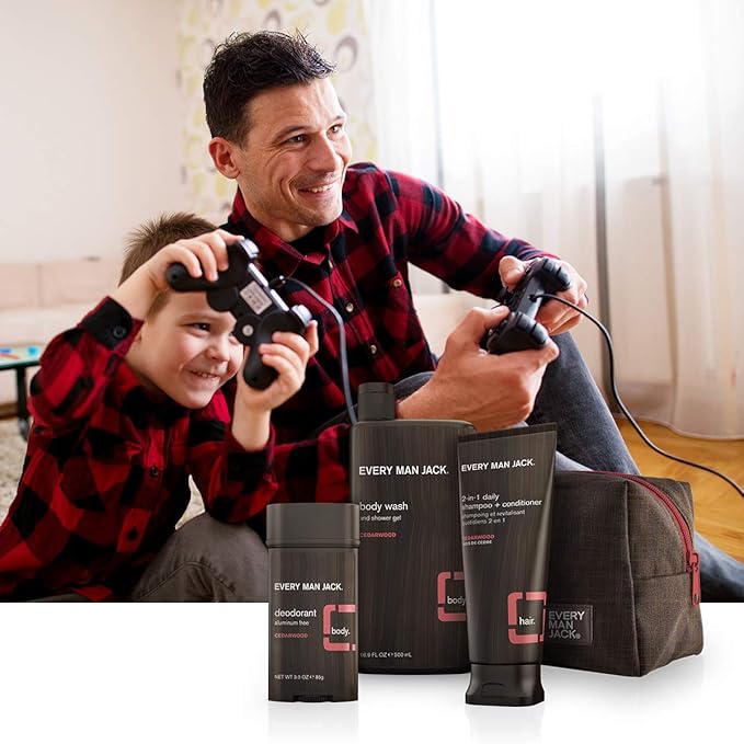 Every Man Jack Body Kit, Cedarwood-VivaGrace Women