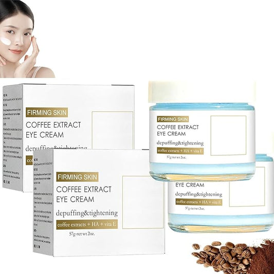 Phix Caffeine Eye Cream, Caffeine Eye Cream For Dark Circles And Puffiness, Caffeine Anti-Wrinkle Stay-Up Late Eye Cream For Bags Puffiness Dark Circles (2Pcs)-VivaGrace Women