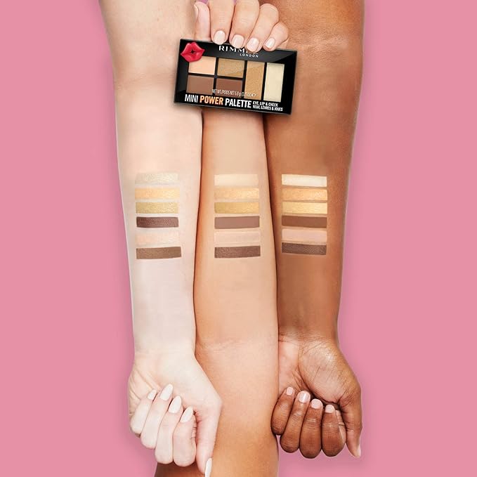 Rimmel Mini Power Palette Eye, Lip & Cheek Make-up Palette - 002 Sassy-VivaGrace Women