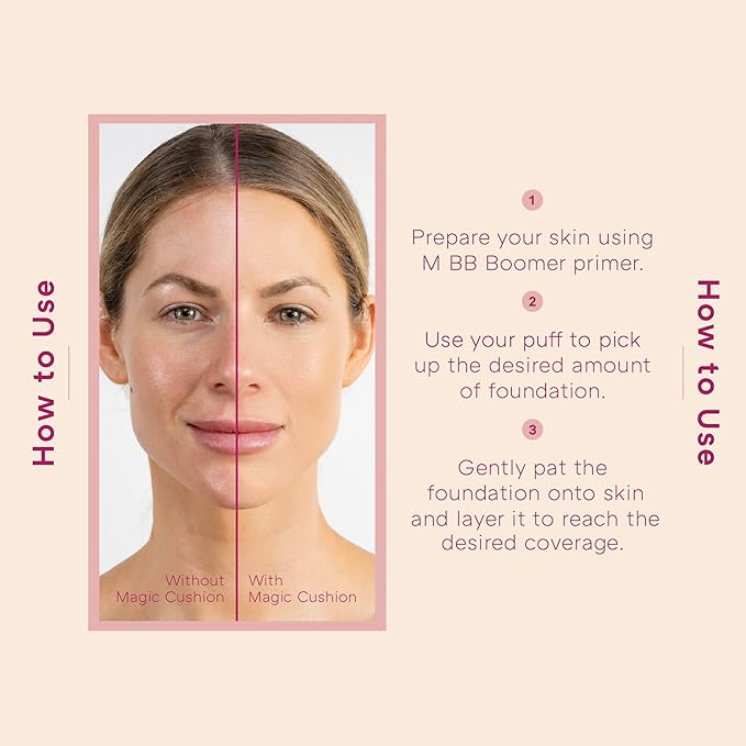 Missha Magic Cushion Moist Up No. 23 Natural Beige for light with neutral skin tone, Hydrating 3-in-1 Moisture Korean Cushion Foundation, Long-lasting, High Coverage, for All Skin Types-VivaGrace Women