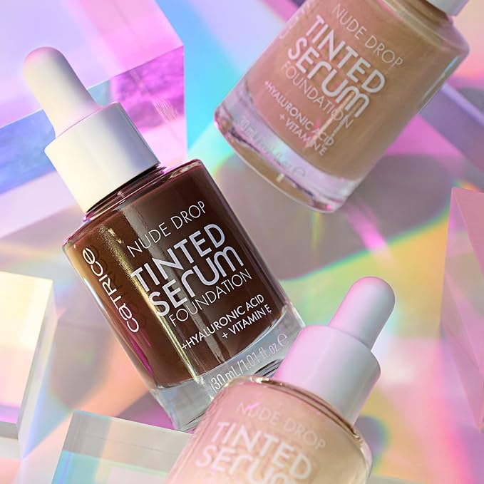 Catrice | Nude Drop Tinted Serum Foundation | Lightweight, Hydrating, Buildable Coverage | Enriched with Hyaluronic Acid & Vitamin E | Vegan & Cruelty Free (005W)-VivaGrace Women