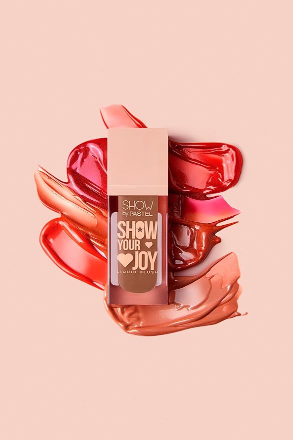 Show Your Joy Liquid Blush 54 | Bronze | Dewy Finish | Natural Looking | Clean Beauty | Moisturize The Skin Up to 24 Hours | Cruelty-Free | Natural and Fresh Looking | 0.141 fl.oz.-VivaGrace Women