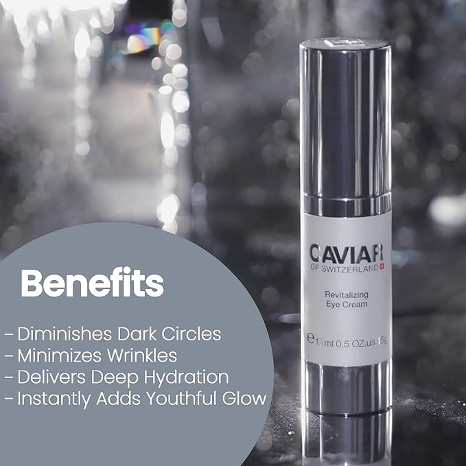 Black Caviar Under Eye Cream – Anti Aging Skin Care Moisturizer Cream | Instant Hydrating, Collagen Puffiness and Bags Reducer, Wrinkles Repairing & Circle Remover Treatment-VivaGrace Women