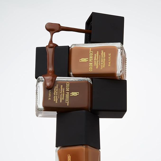 Black Radiance Color Perfect Liquid Full Coverage Foundation Makeup, Haute Cocoa, 1 Ounce-VivaGrace Women