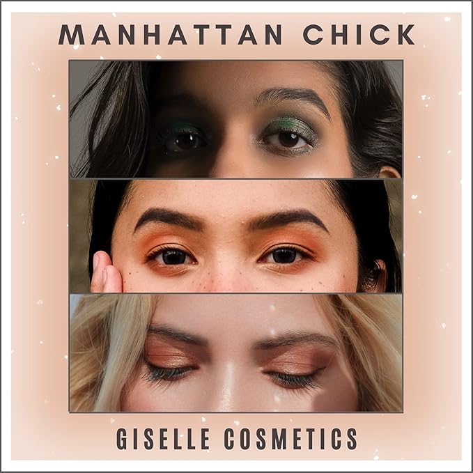 Loose Mineral Eyeshadow and Contouring Palette - Manhattan Chick 8 Shade Set-VivaGrace Women