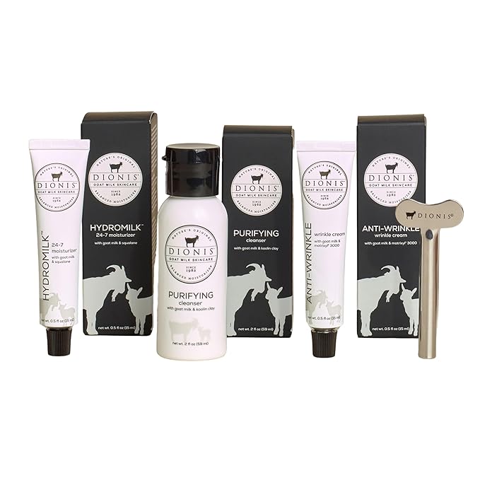Dionis Goat Milk Skincare Core Collection Starter Set - Cruelty Free, Paraben Free, For All Skin Types-VivaGrace Women