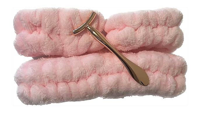 Ohemaa's Shopp Spa Kit, Beauty Kit, Spa Beauty Kit, Pink Spa Headband, Under Eye Soother, Under Eye Depuffer Tool, Beauty Tool, Cosmetic Applicator, Cosmetic Tool, Skin Care Applicator, Skincare Tool-VivaGrace Women