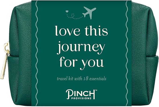 Pinch Provisions Travel Kit, includes 18 Must-Have Emergency Essential Items for Travelling, Ideal Road Trip or Airport Gift for Friends, Family & Peers, Portable Pouch-VivaGrace Women
