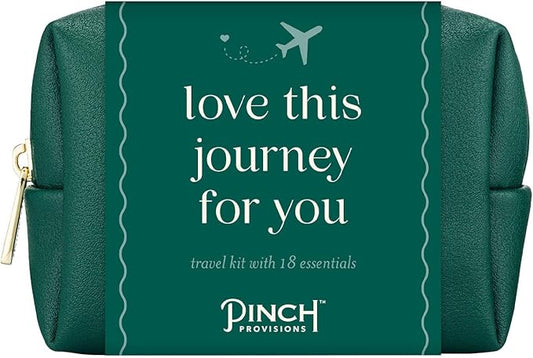 Pinch Provisions Travel Kit, includes 18 Must-Have Emergency Essential Items for Travelling, Ideal Road Trip or Airport Gift for Friends, Family & Peers, Portable Pouch-VivaGrace Women