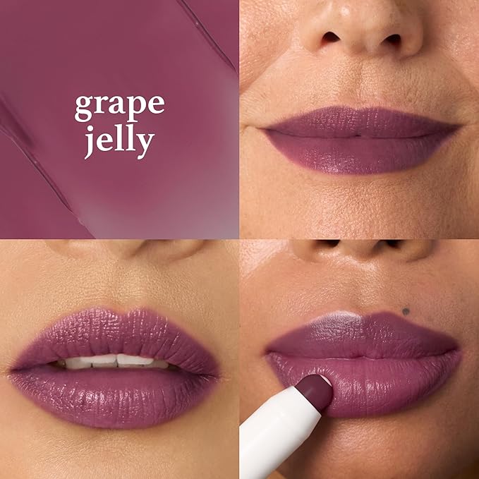 Julep It's Balm: Tinted Lip Balm + Buildable Lip Color - Grape Jelly- Natural Gloss Finish - Hydrating Vitamin E Core - Vegan-VivaGrace Women