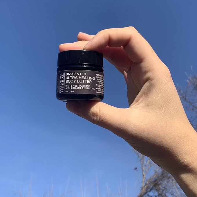 Ora's Amazing Herbal Unscented Moisturizer Travel Set, Touchy Skin Salve, Unscented Body Butter & Body Oil Set, Travel Size, Eczema and Senstivie Skin-VivaGrace Women