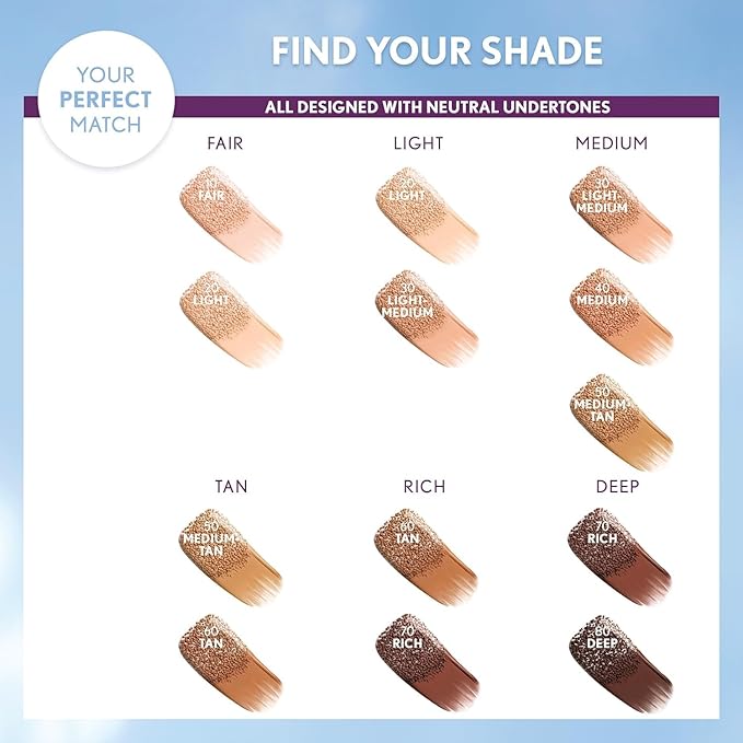 Covergirl Simply Ageless Skin Perfector Essence Foundation, 60 Tan, Tinted Skin Perfector, Skincare Makeup Hybrid, Sheer Tint, Radiant Finish, Skin-Like Finish, Vegan Formula, 1.0oz-VivaGrace Women