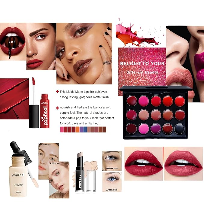 Makeup Kit for Women Full Kit, 26PCS Multi-Purpose Makeup Kit All-in-One Makeup Gift Set Makeup Essential Starter Kit, Compact and Lightweight Design for Girls, Women-VivaGrace Women