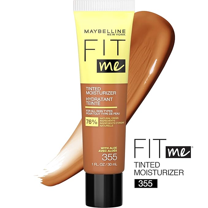 Maybelline New York Maybelline Fit Me Tinted Moisturizer, 355, 1 Fl. Ounce ., 355, 1 fluid_ounces (Pack of 2)-VivaGrace Women